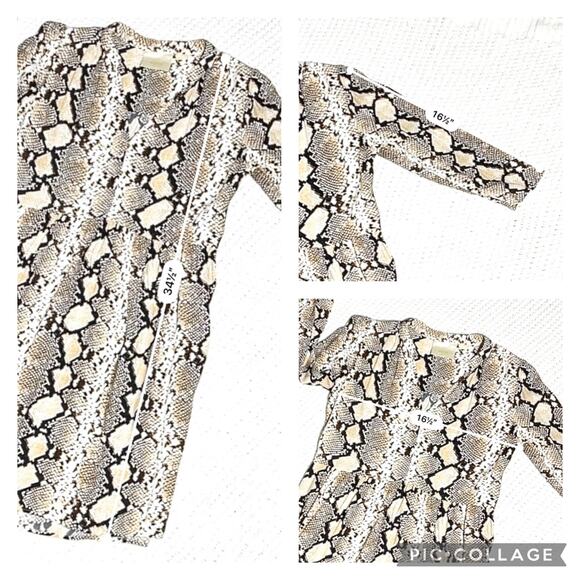 Maeve by Anthropologie XS Juno Snakeskin Dress - Picture 8 of 9